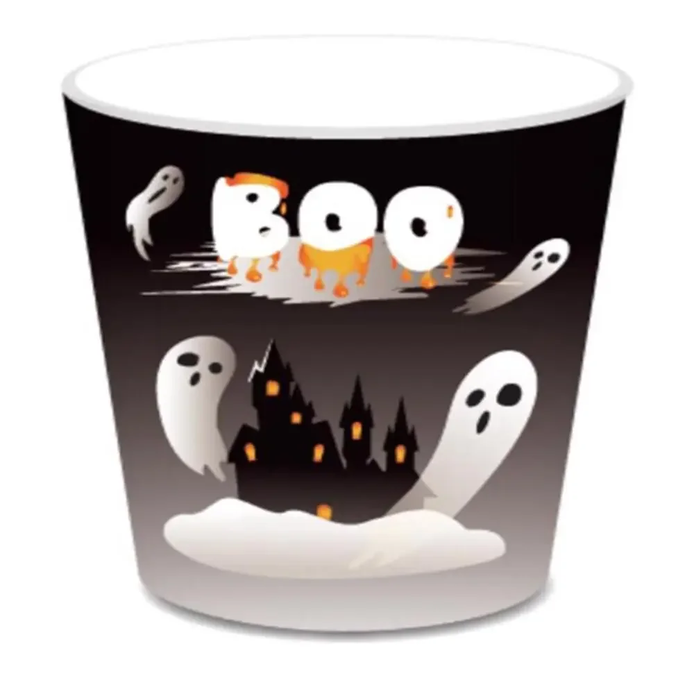 113PCS Halloween Party Supplies Disposable Paper Plates, Cups, Napkins, & Straws